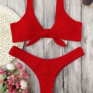 Zaful red bikini